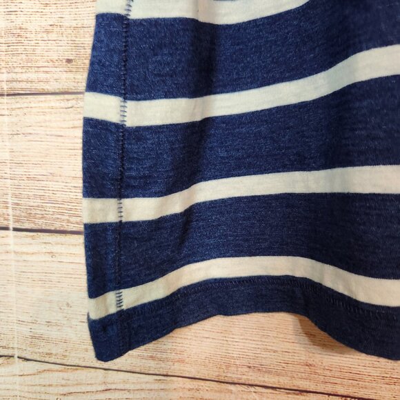 Rag & Bone Jean Blue White Striped Women's Tank Top Small Comfy 100% Cotton - Picture 10 of 12